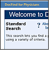 Image showing a section of the DocFind directory
